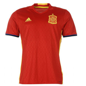 [일시특가]스페인 16-17 홈 저지 반팔/아디다스 유럽직수입/유니폼/상의/당일발송/16-17 Spain Home Shirt