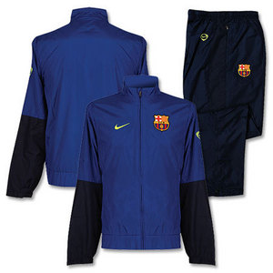 [일시특가]바르셀로나 09-10 우븐 웜업 수트/블루/ 나이키 유럽직수입/ 스페인매장판/트레이닝복 세트/당일발송/09-10 Barcelona Woven Warm Up Suit Adjustable - Royal/Navy