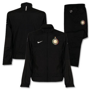 [일시특가]인터밀란 우븐 웜업 수트/블랙/나이키 유럽직수입/ 트레이닝복 세트/상하의복/당일발송/09-10 Inter Milan Woven Warm Up Suit - Black