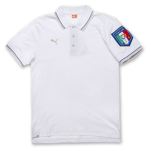 [일시특가]퓨마 이탈리아 코튼 폴로티(07)/화이트/푸마 폴로티셔츠/ PUMA FIGC ITALIA Fan Polo Shirt
