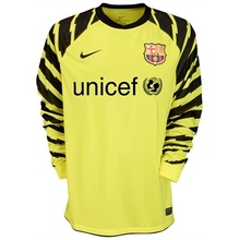 [일시특가]바르셀로나 10-11 GK 긴팔/유럽직수입/레어/나이키 골키퍼 저지/GK 유니폼/당일발송/10-11 Barcelona GK L/S Shirt - Yellow