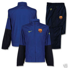 [일시특가]09-10 바르셀로나 우븐 트레이닝수트/블루/국내미발매 레어/ 나이키유럽 직수입/트레이닝 세트/당일발송/ 09-10 Barcelona Woven Warm Up Suit Adjustable - Royal/Navy 